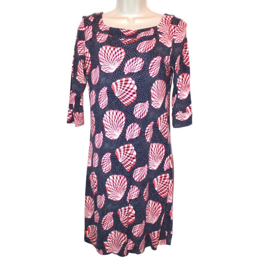 Lilly Pulitzer Shells Dress, M Navy, Pinks